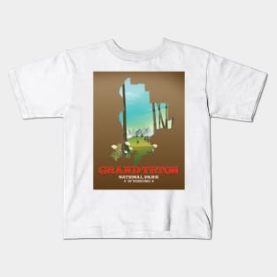 Grand Teton National Park Kids T-Shirt